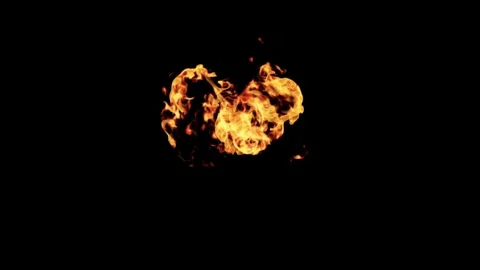 Fire explosion animation of Fire Flames Background. 库存影片 337015687