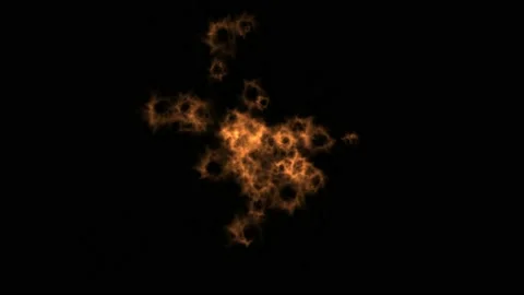 Fire explosion animation for intro, elements for motion design, on black Stock Footage 221365563