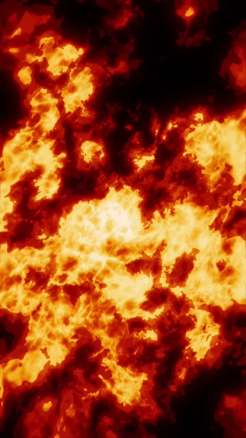 Fire Explosion Anime Vertical Background Stock Footage 340839326
