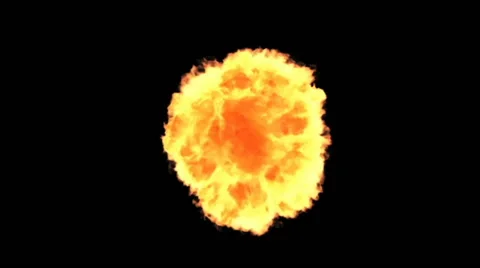 Fire explosion background Stock Footage 66478317
