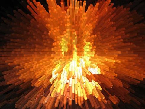 Fire explosion Bright and powerful fire explosion in the space Copyright: ... Stock-Fotos
