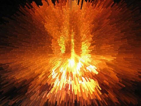 Fire explosion Bright and powerful fire explosion in the space Copyright: ... Stock-Fotos