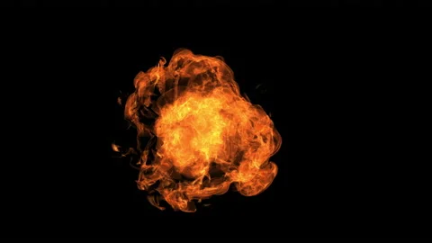 Fire explosion to the camera with Alpha Channel 库存影片 108143564