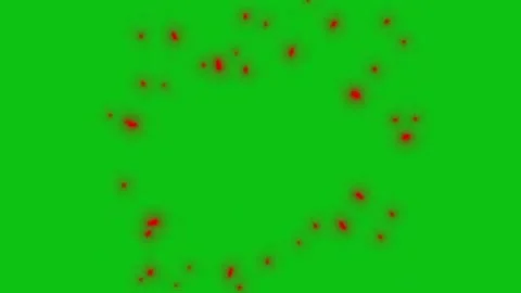 Fire explosion effect with green screen Stock Footage 326503290