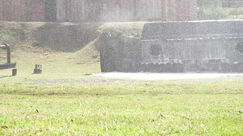 Fire explosion flammable airplane fire on smoke, hot danger flame burning Stock Footage 276719789