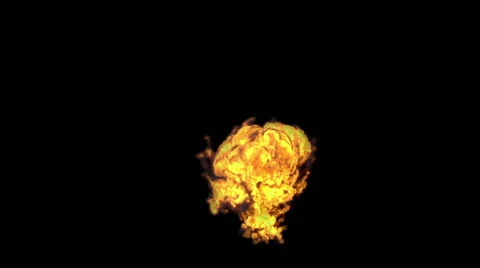 Fire explosion Stock Footage 48715968