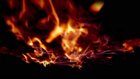 Fire Explosion isolated Video stock 104810014