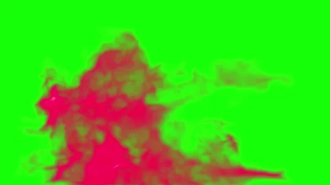 Fire explosion isolated on green screen. Burning flame effect for video Stock Footage 340714807