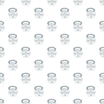Fire explosion pattern seamless Stock Illustration