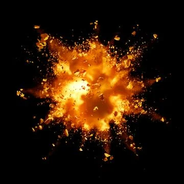 Fire explosion Stock Photos
