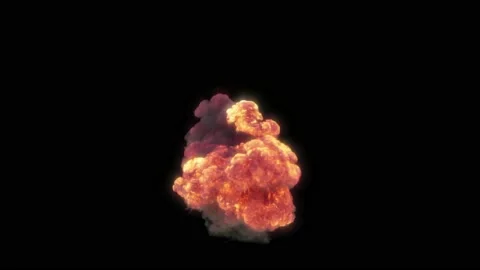 Fire Explosion Realistic flame Vidéo 217869128