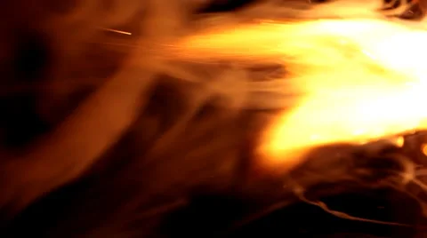 Fire explosion shooting Stock Footage 36437113