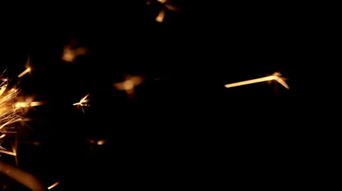 Fire explosion shootingon dark Stock Footage 36437293