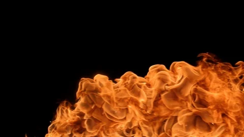 Fire explosion in slowmotion, shooting with high speed camera. 87101046