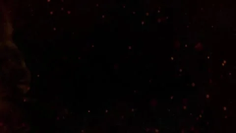 Fire Explosion Transition on Dark Screen - Cinematic VFX Overlay Stock Footage 312735894