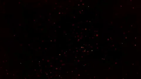 Fire Explosion Transition on Dark Screen - Cinematic VFX Overlay Stock Footage 312735899