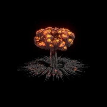 Fire explosions isolated set Illustrazione stock