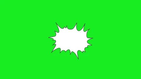 Fire explotion animation on green screen background Stock-Footage 332975072