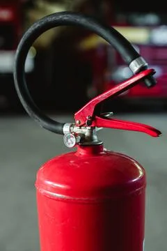 Fire extinguisher for extinguishing initial fires Stock Photos