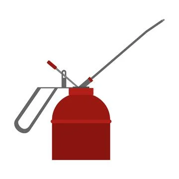 Fire extinguisher flat icon Stock Illustration