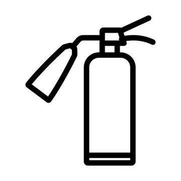 Fire Extinguisher Icon Stock Illustration