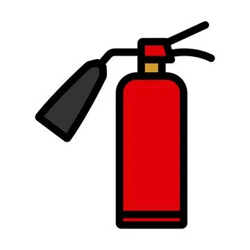 Fire Extinguisher Icon Stock Illustration