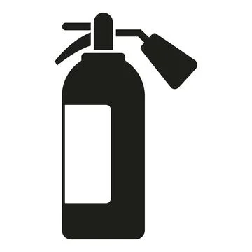 Fire extinguisher icon simple vector. Alarm gate Ilustración de archivo