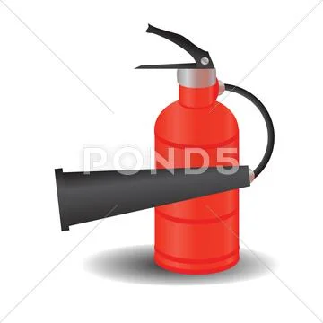 Fire extinguisher Stock Illustration