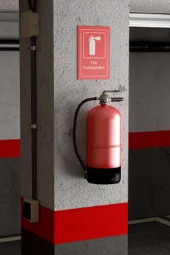 Fire extinguisher Stock Illustration