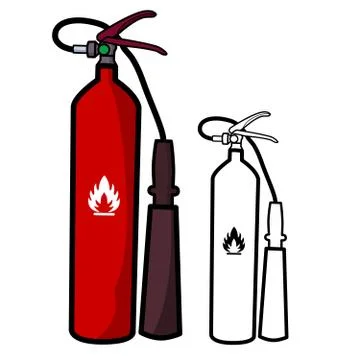 Fire-extinguisher Stock Illustration