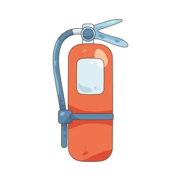 Fire extinguisher Illustrazione stock