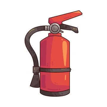 Fire Extinguisher illustration Stock Illustration