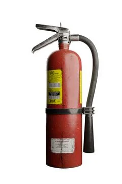 Fire extinguisher isolated on transparent background Stock Illustration