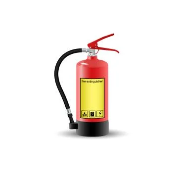 Fire extinguisher isolated on white background. Vector illustration. Иллюстрация
