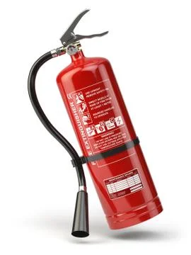 Fire extinguisher isolated on white background. Stock-Illustration
