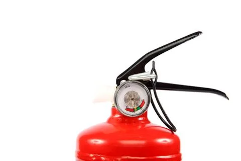 Fire extinguisher isolated on a white background. Stock Photos