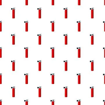 Fire extinguisher pattern creating safety background 스톡 일러스트