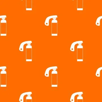Fire extinguisher pattern seamless Stock Illustration