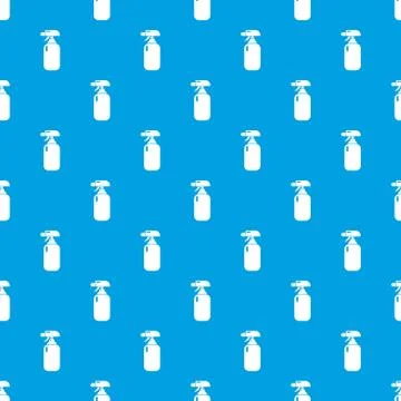 Fire extinguisher pattern vector seamless blue Stock Illustration