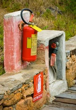 Fire extinguisher Stock Photos