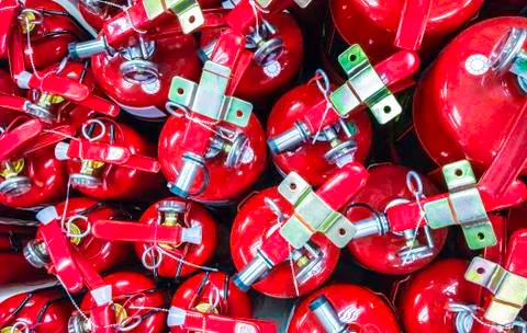 Fire extinguisher Stock Photos