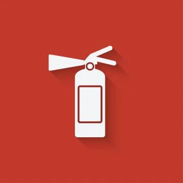 Fire extinguisher symbol Stock-Illustration