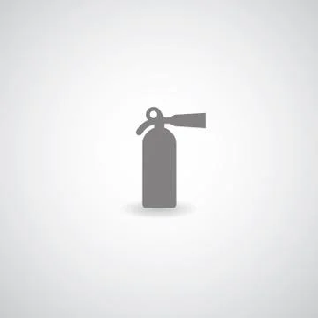 Fire extinguisher  symbol set Stock Illustration