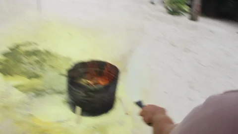 Fire extinguisher training Stock Footage 125561593