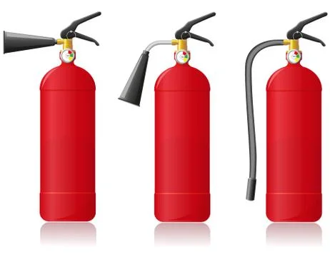Fire extinguisher vector illustration Illustrazione stock