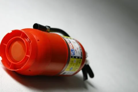 Fire Extinguisher on white background Stock Photos