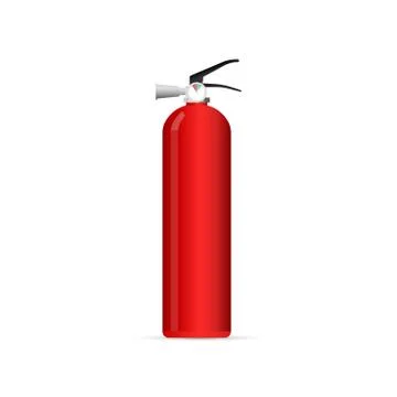 Fire extinguishers of different sizes vector illustration Stock Illustration