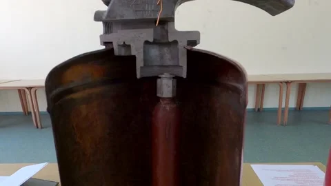 Fire extinguishers Stock Footage 140300426