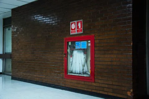 Fire extinguishers Stock Photos
