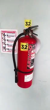 Fire extinguishers Stock Photos